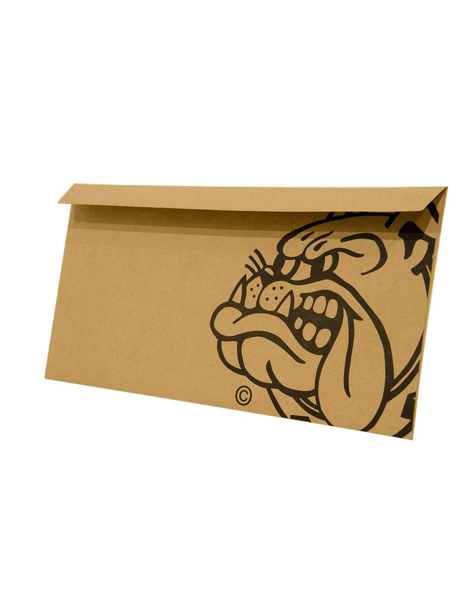 this is a The Bulldog License Plate Black